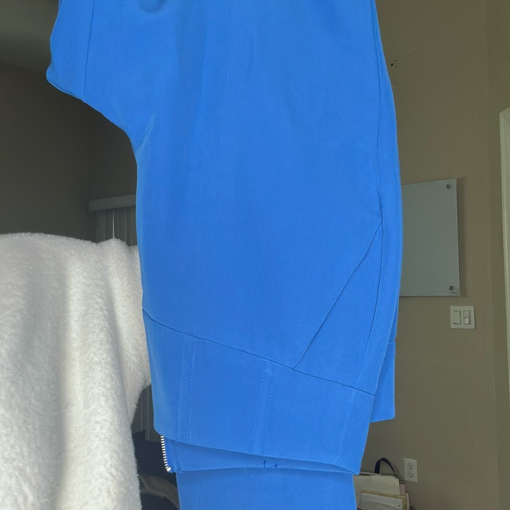 Blue Slacks High Waisted